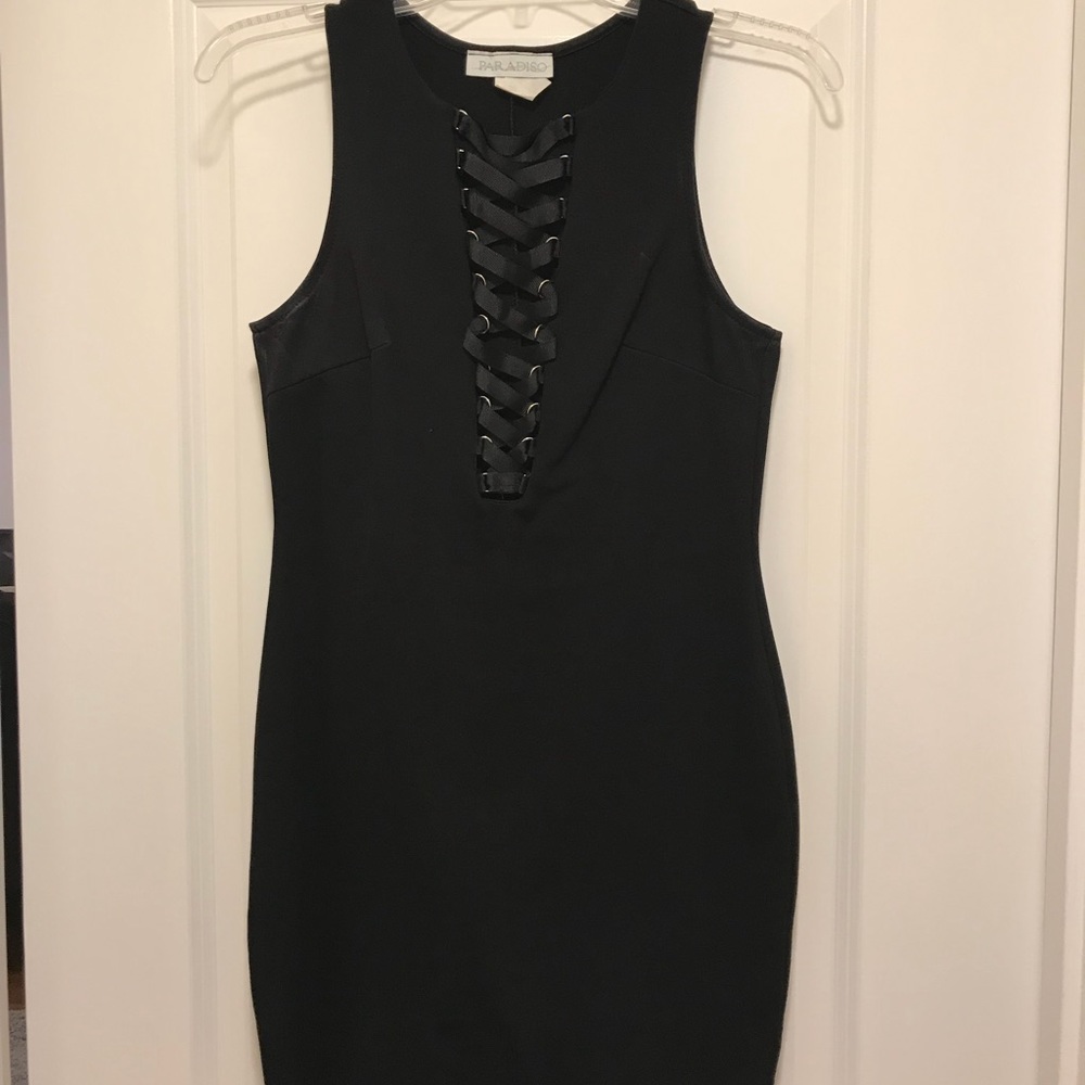 Paradiso black mini dress